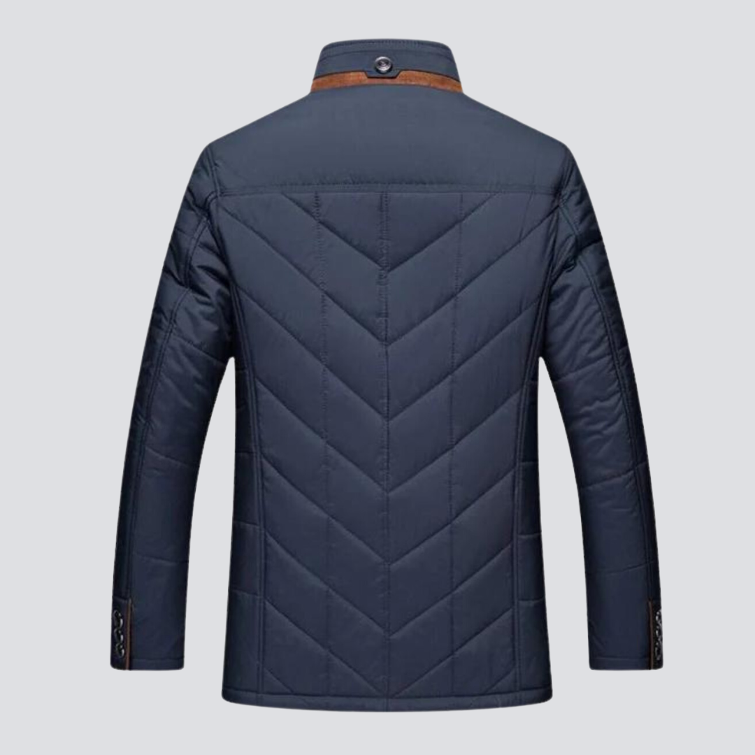 Frank - Men's Winter Jacket with High-Style Collar