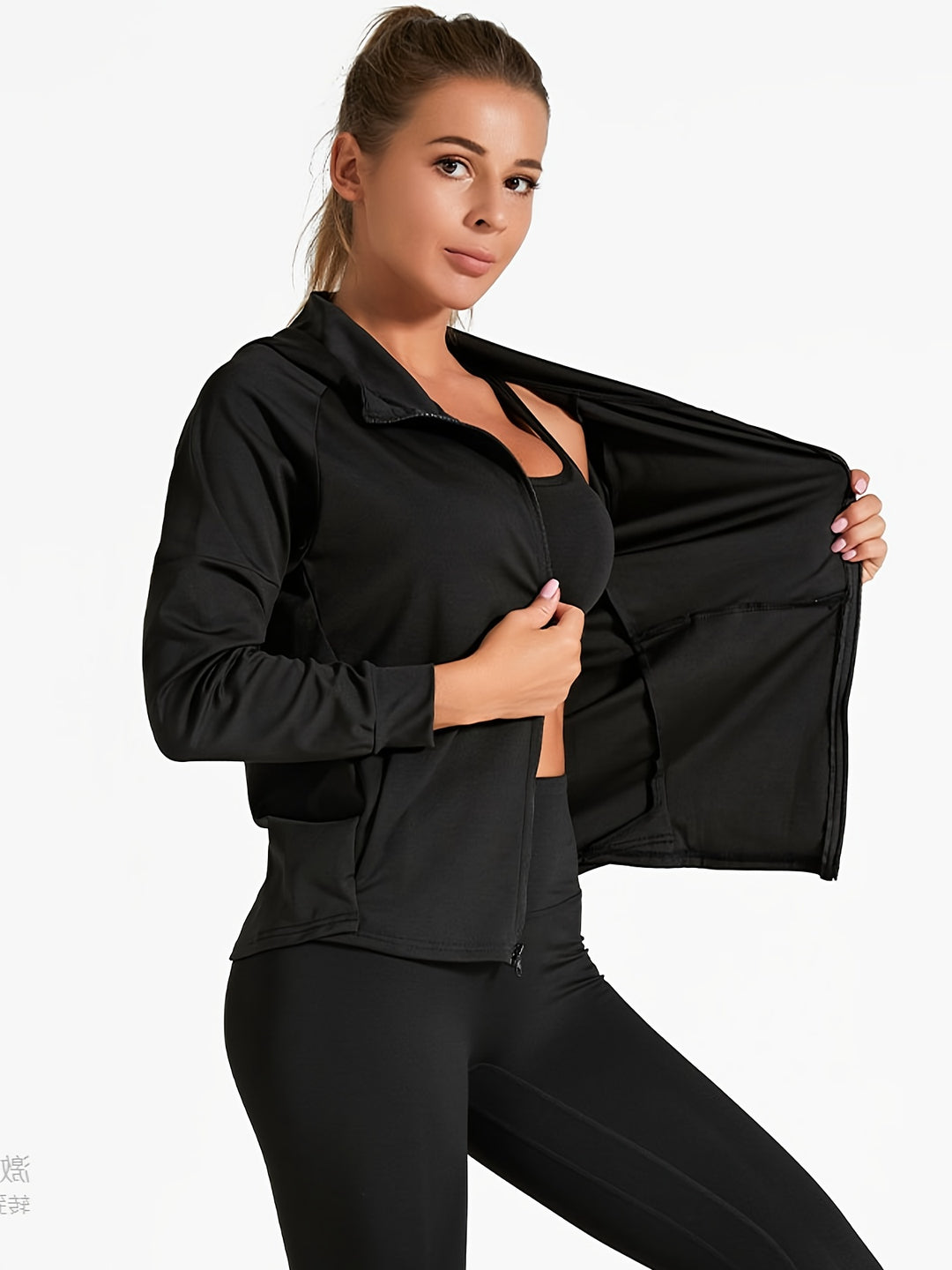 Chloe - Long Sleeve Yoga Jacket