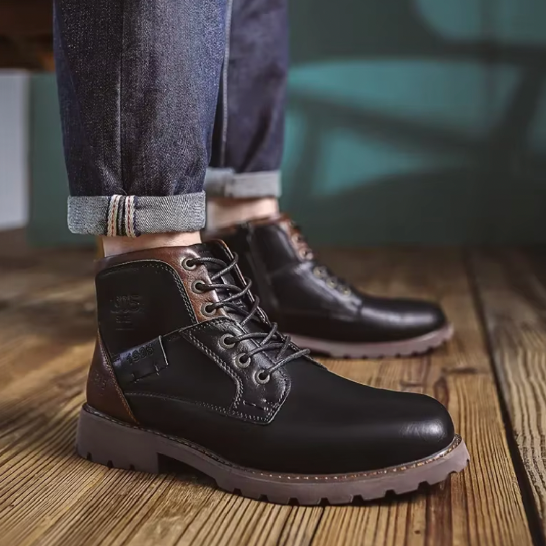 Aaron - Vintage Leather Boots