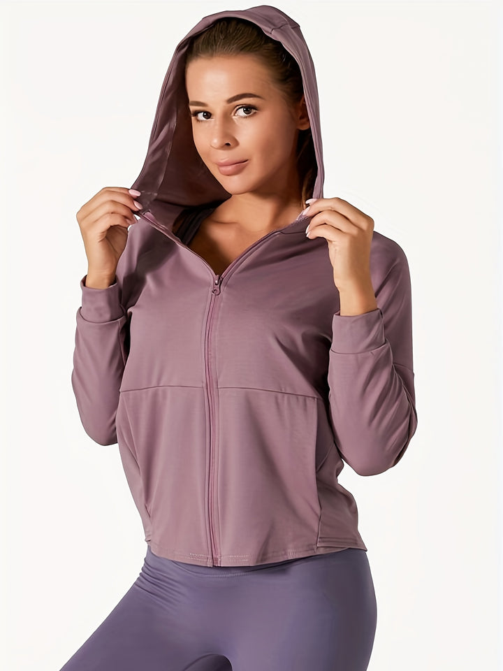 Chloe - Long Sleeve Yoga Jacket