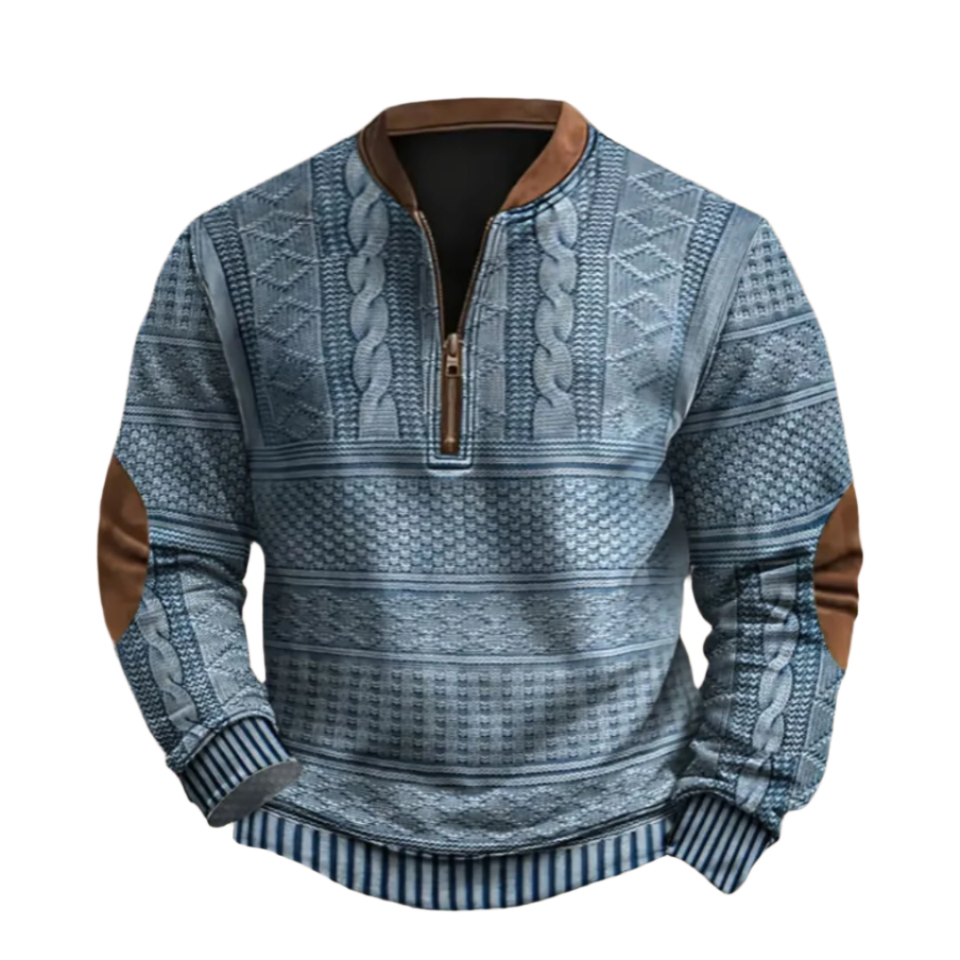 Alex - Casual Zip-up Sweater