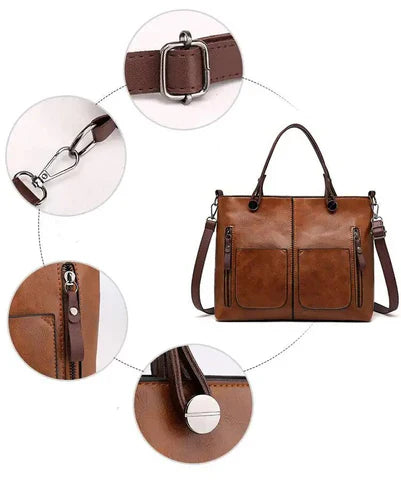 Rosy - Stylish Leather Bag