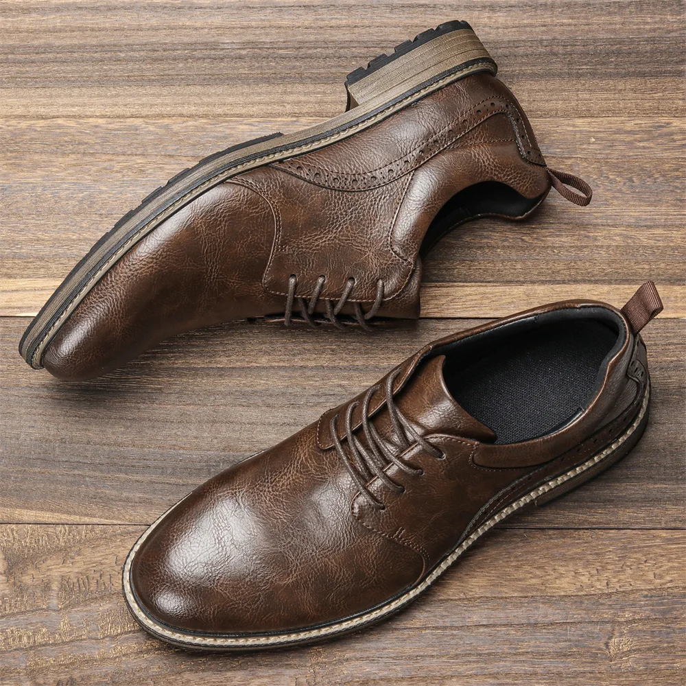 Byron - Elegant Men's Leather Shoes