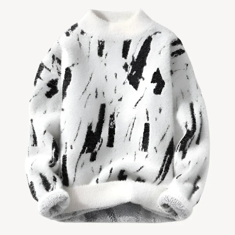 Carlo - Abstract Print Pullover