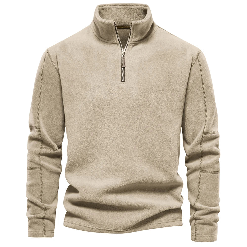 Emil - Warming fleece pullover with zipper