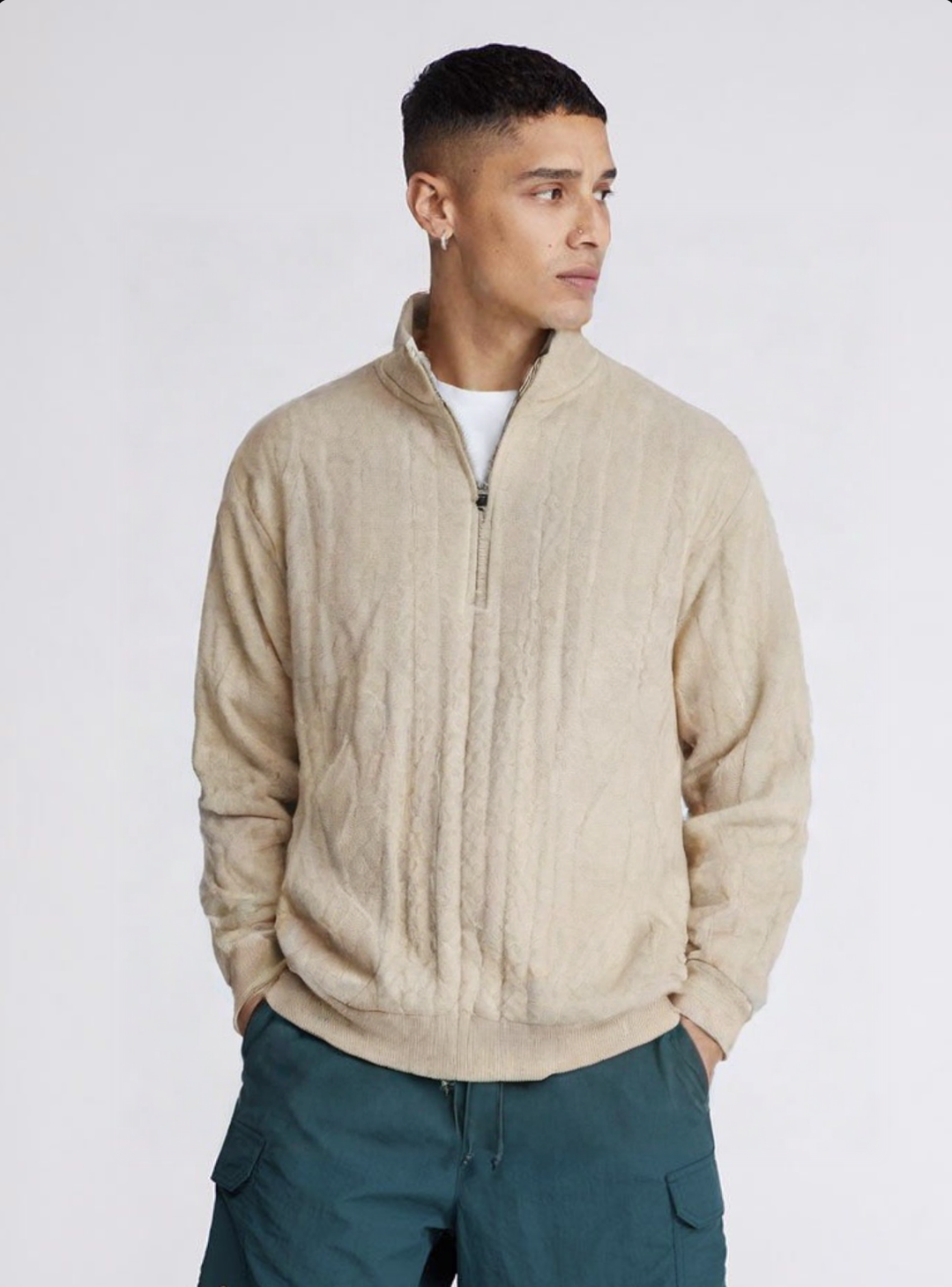 Henry - Premium Quarter Zip Sweatshirt