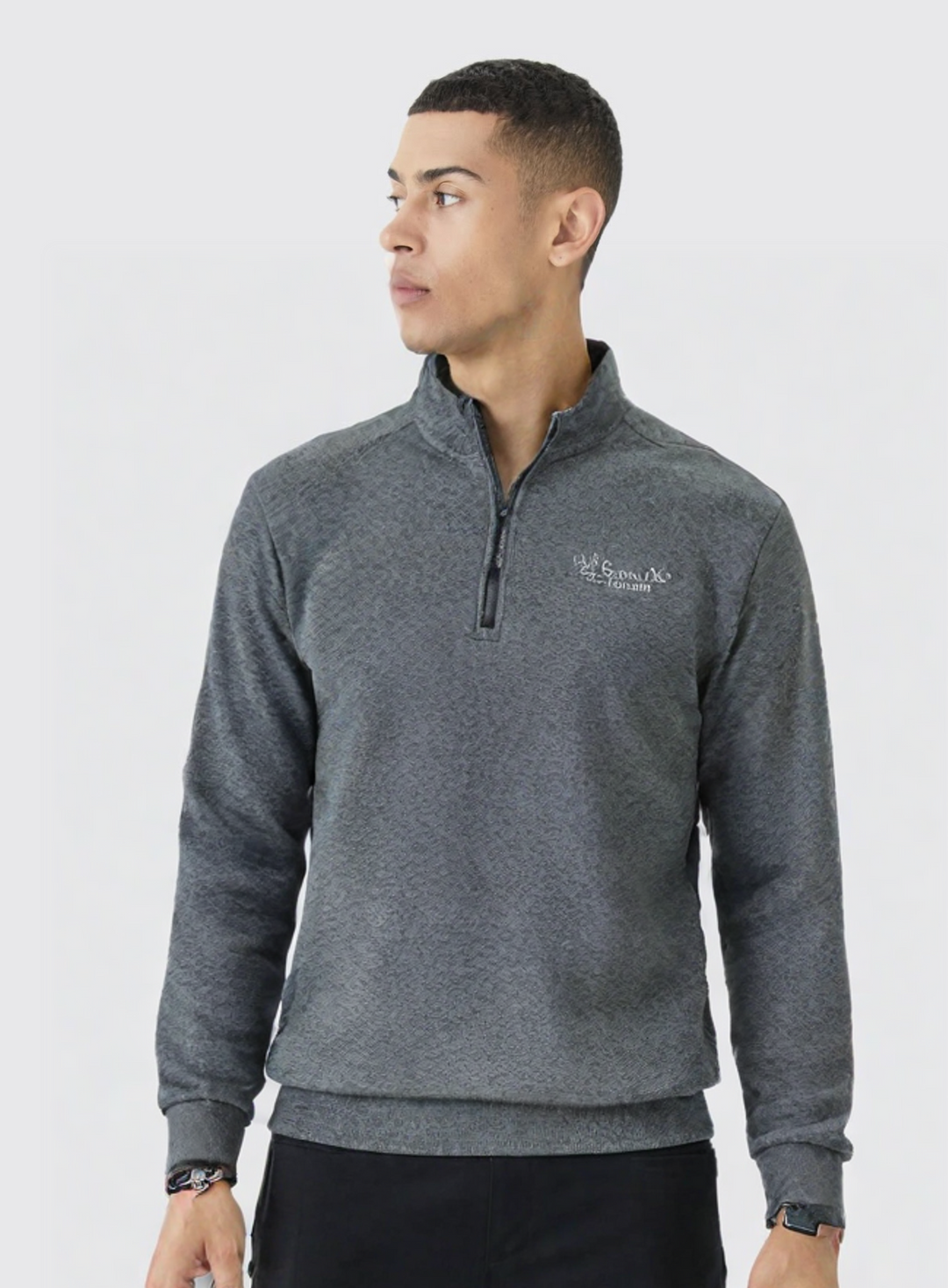 Jerry - Fleece-Lined Quarter-Zip Sweatshirt