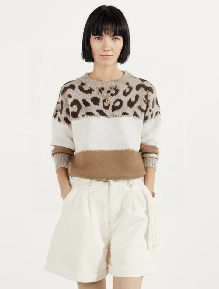 Mary - Leopard Sweater