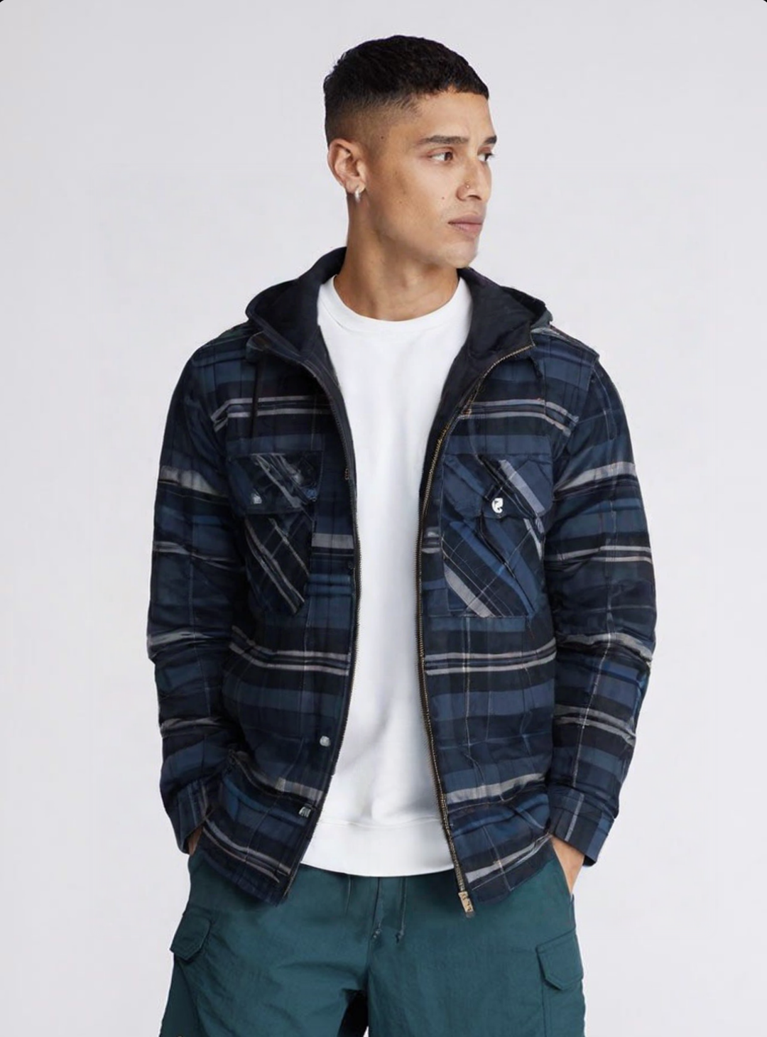 Jackson - Checkered Zippered Jacket