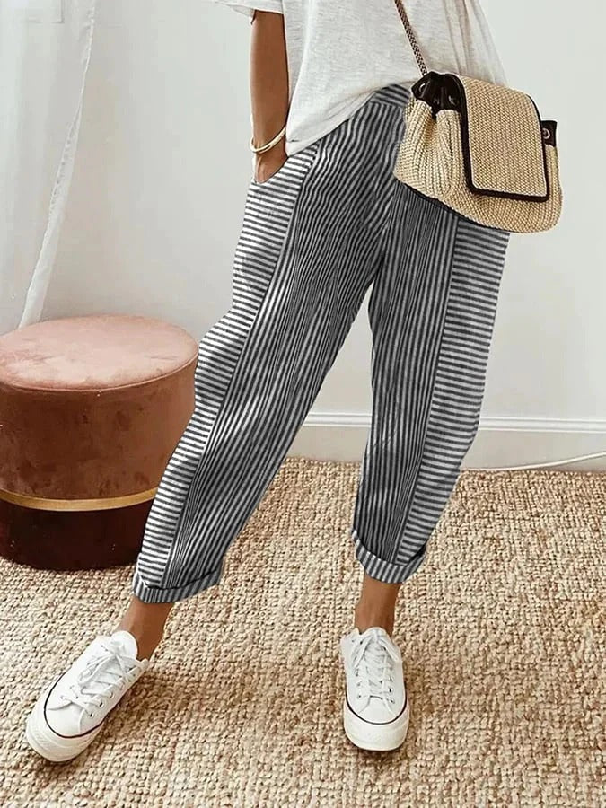 Maya - Striped Pants