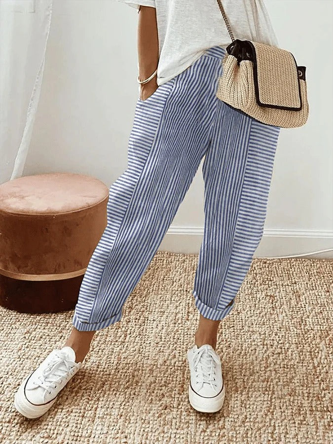 Maya - Striped Pants