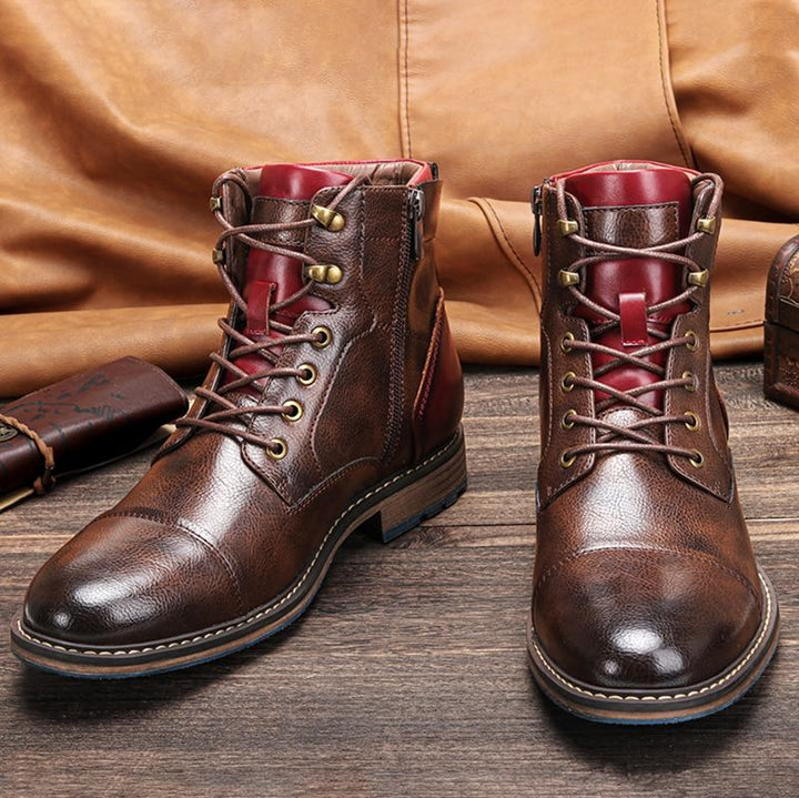 Dawson - Leather Oxford Boots