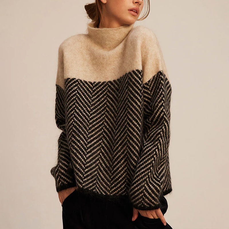 Arla - Trendy Sweater with Turtleneck