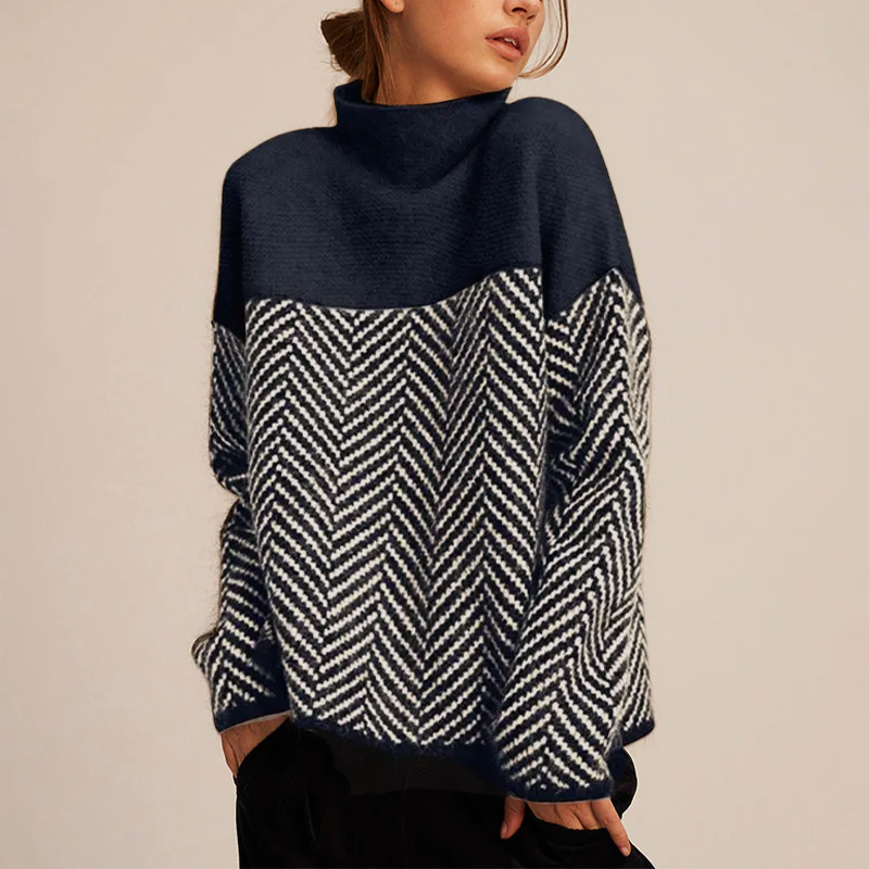 Arla - Trendy Sweater with Turtleneck