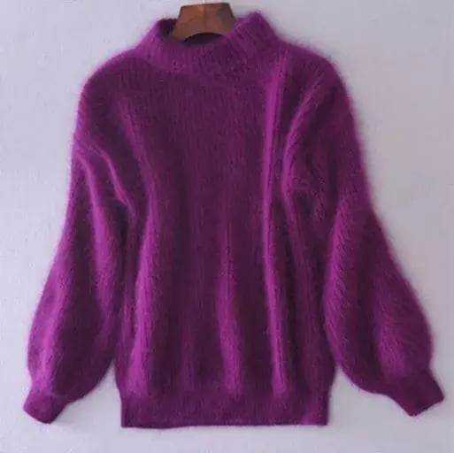 Emilie - Loose Knitted Wool Sweater