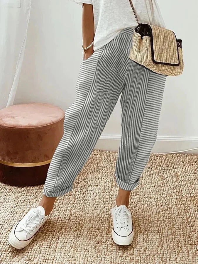 Maya - Striped Pants