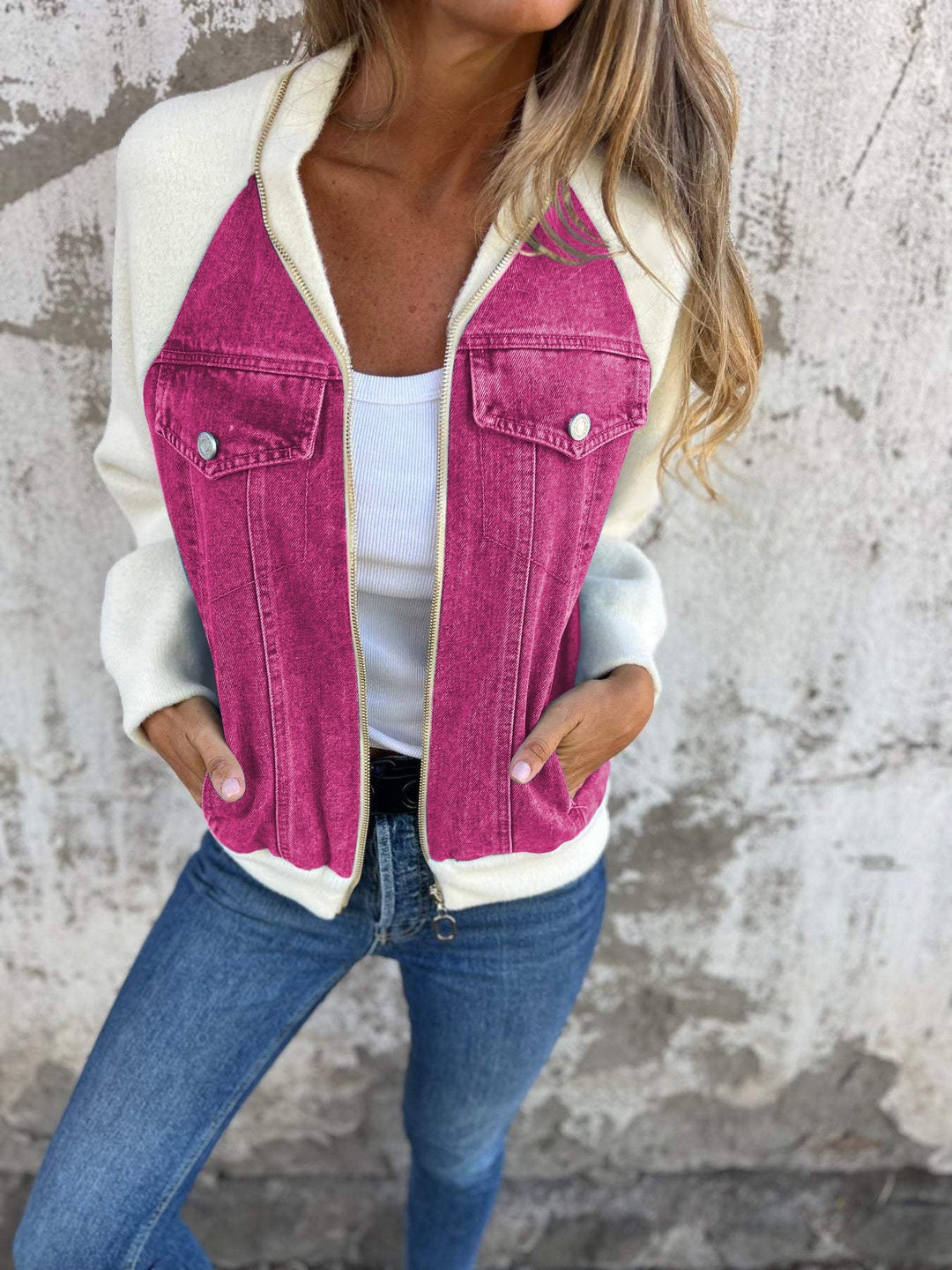 Sarah - Stylish Denim Jacket