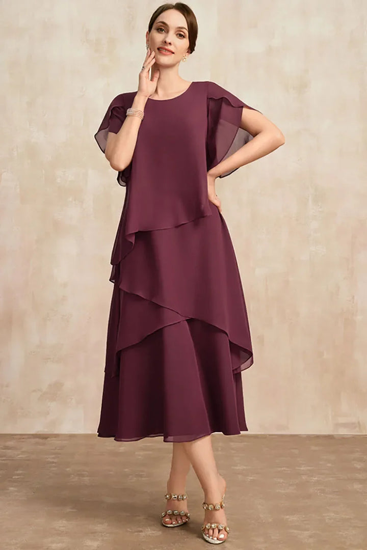 Celestia – Classic Chiffon Dress