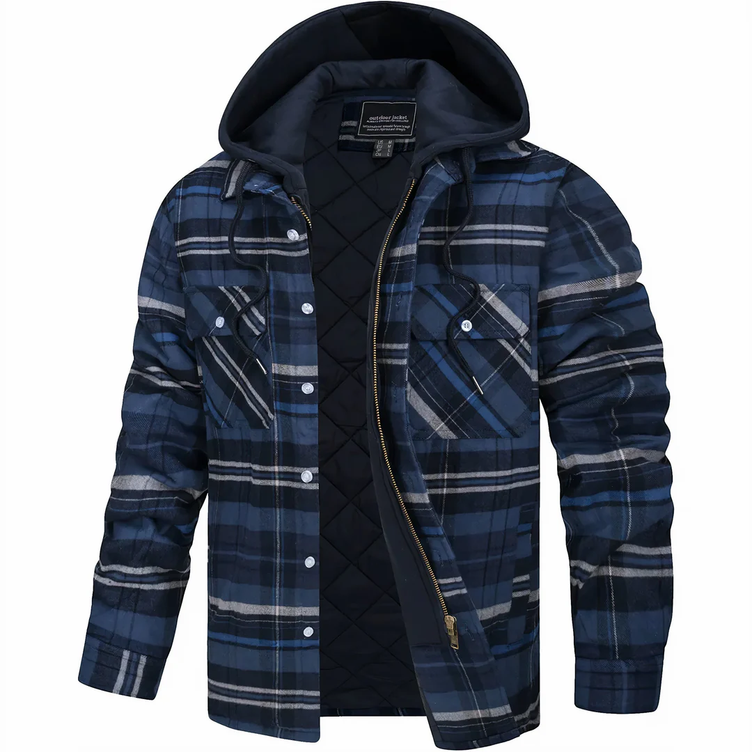 Jackson - Checkered Zippered Jacket