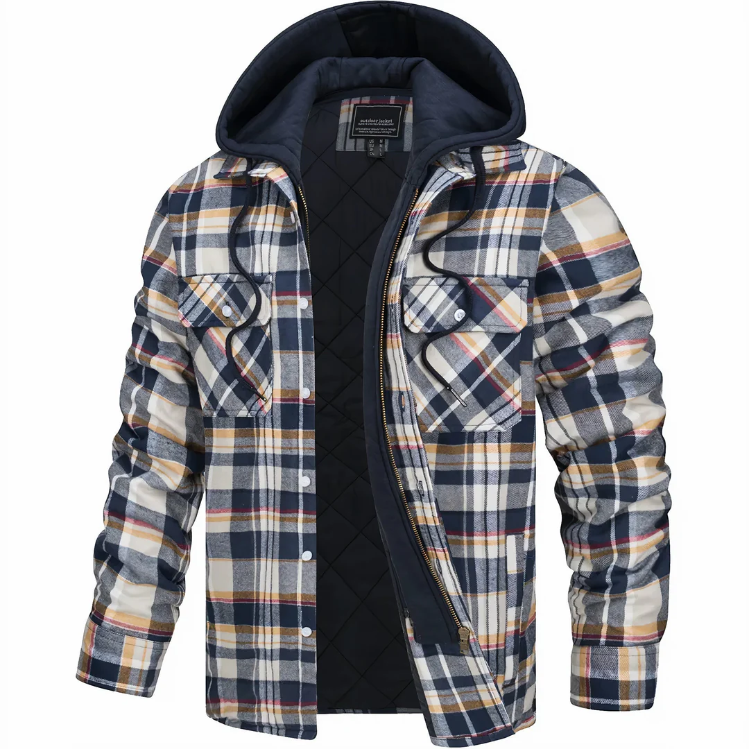 Jackson - Checkered Zippered Jacket