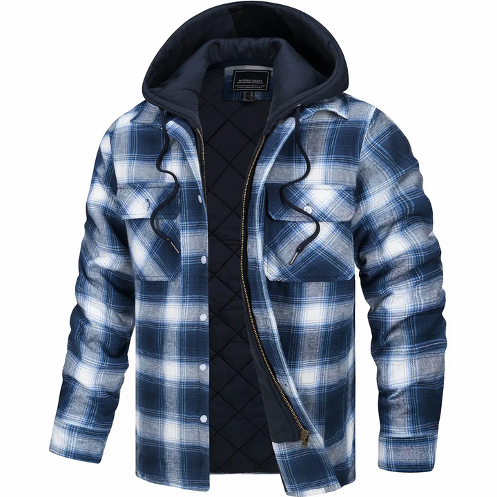 Jackson - Checkered Zippered Jacket