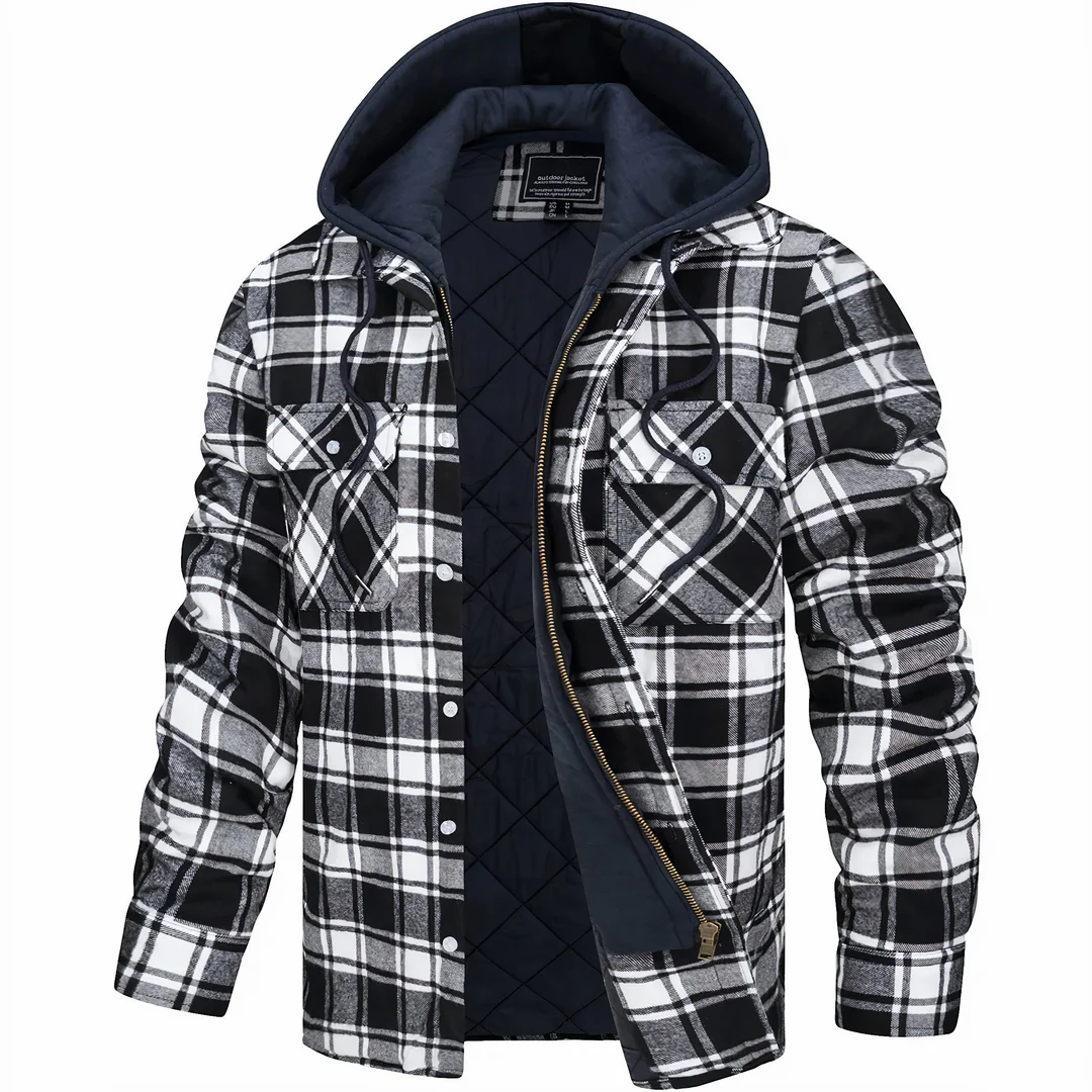 Jackson - Checkered Zippered Jacket